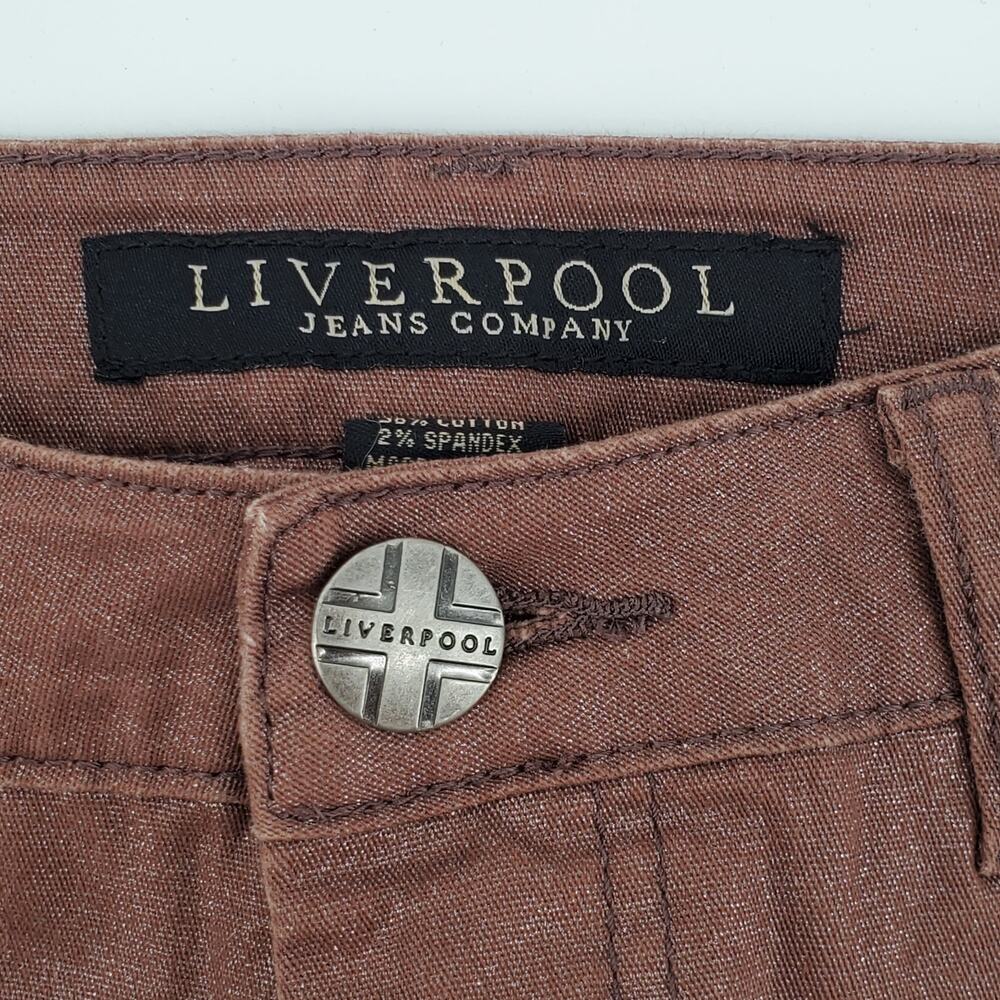 LIVERPOOL Jeans Co. Abby Skinny Mahogany Brown Gunmetal Jeans| 26/2 - Picture 5 of 10